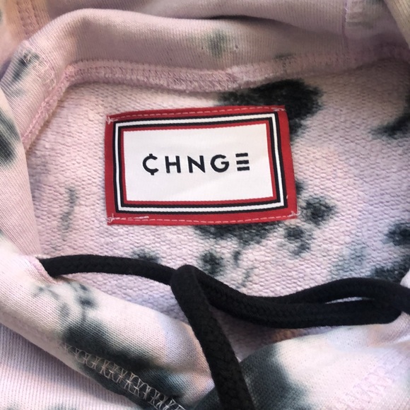 CHNGE Violet Splotch Tie Dye University Hoodie 💜 - Picture 6 of 8